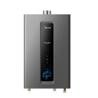 美的燃气热水器 天然气双增压水伺服 强排式变频恒温智能家电四季免调温RF3 16升JSQ30-RF3