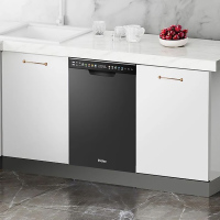 海尔(Haier)双面洗洗碗机小蛮腰X11嵌入式家用14套大容量三层碗篮超窄亚式EYBW143286SHU1