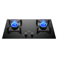 的(Midea)燃气灶双灶Q310-M家用天然气灶煤气灶双灶5.2kW大火力大开孔大底壳灶具大面板猛火灶台天然气