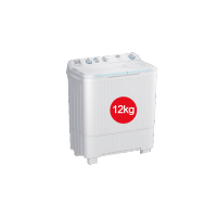 海尔XPB120-82A7 12KG洗衣机半自动双缸双桶筒脱水机甩干机大容量家用双动力双杠波轮一级能效