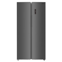 创维Skyworth暗夜蓝420升对开门冰箱风冷电脑控温LED触摸屏