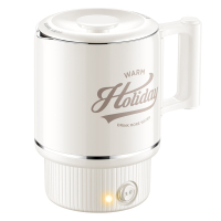 苏泊尔(SUPOR)电热水壶便携家用差旅0.6L小容量迷你烧水壶可折叠不锈钢便携式烧水杯 0.6L SW-06E01A