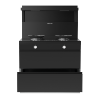 [样机每店限购1台]美大MEIDA二星消毒柜集成灶X70-A 智慧双变频 猛火节能 智能触控 自清洁,钢化玻璃面板