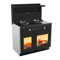 [样机每店限购一台]美大MEIDA蒸烤分腔集成灶X70-MAX[970XZZK] 家用蒸箱烤箱一体 猛火节能 自清洁