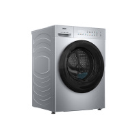 海尔初色系列10kg滚筒洗干一体机570超薄精华洗科技智能投放冰河银XQG100-HD28B