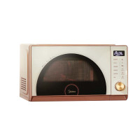 美的(Midea)小滋味微烤炸一体机家用变频台式微波炉烤箱空气炸不锈钢内胆一级能效古典风23L(F23G3)