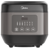 美的(Midea)电饭煲家用5L大容量4-5人智能预约不粘锅聚能微压卤炖快速饭上蒸下煮实体有声电饭锅MB-RA577