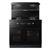 美大集成灶独立蒸烤一体式S909-MAX厨房橱柜灶台一体变频降噪油烟机灶具烟灶大火力升级挥手智控烟灶套装 天然气