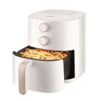 苏泊尔(SUPOR)空气炸锅 家用煎烤机 轻音运作蒸气嫩炸 双旋钮控温调时 12道建议菜单 全金属内腔无异味易清洁