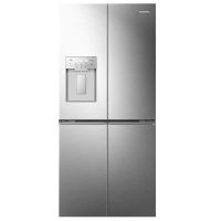 容声491升 BCD-491WD12FPZ 灰 自动制冰双系统十字对开四开门大容量电冰箱家用一级能效风冷无霜