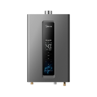 美的JSQ25-RF3燃气热水器家用13升天然气双增压水伺服 强排式变频恒温智能家电四季免调温