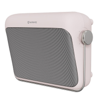 艾美特(AIRMATE)暖风机取暖器浴室小型壁挂免打孔电暖器家用电热暖气办公室热风机居浴两用 粉色HP20-K6-3