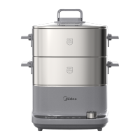 美的(Midea)蒸魔方S电蒸锅电煮锅电火锅多功能锅家用电锅304不锈钢蒸魔方大容量多用途锅MZ-ZGC2323ZD88