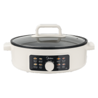 美的(Midea)电饼铛 烙饼锅烙饼锅水煎包早餐机煎烤机电火锅多功能锅70mm加深三挡可调大火力MC-JKC3463