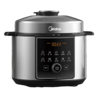 美的(Midea)112KPa小钢炮电压力锅5L双胆高压锅0涂层智能预约家用煲汤煮饭电饭煲4-6人MY-E5830G