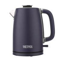 膳魔师(THERMOS)电热水壶家用大容量烧水壶不锈钢电水壶 紫色 1.7L EHA-1328A-PB