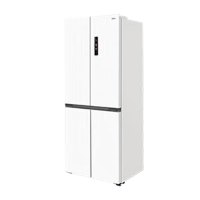 [官方正品]美的571纯平全嵌十字对开四开门一级能效风冷无霜底部散热电冰箱BCD-571WUSPZM(E)流苏白