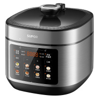 苏泊尔(SUPOR)电压力锅深汤系列厚底钢釜双胆5升智能上蒸下煮电高压锅0涂层钢胆多功能电饭锅 SY-50FC5006