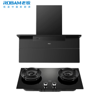 老板(ROBAM)油烟机烟灶套餐两件套顶侧双吸触控式控28立方5.2灶具厨电套装27A21-D2+55B7A-D2天然气