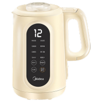 美的(Midea)豆浆机1L容量一键高温除菌清洗 家用小型全自动免煮免过滤多功能DJ10W2-006S