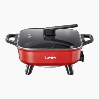 苏泊尔鸳鸯电火锅 H65FK984Y火锅专用锅电煮锅煎烤涮肉一体锅家用多功能锅6.5L火锅锅 6.5L