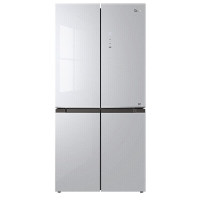 美的(Midea)BCD-460WSGPM 山脉灰-石迹 十字对开四门风冷无霜一级能效变频净味玻璃面板电冰箱