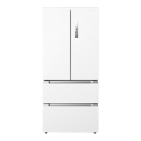 美的(Midea)508升 变频一级能效 法式四开门白色冰箱 家用大容量 BCD-508WTPZM(E)极地白-锦缎