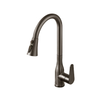 惠达(HUIDA)-89G 厨房抽拉式水龙头冷热洗菜盆防溅水伸缩旋转万向水槽水龙头