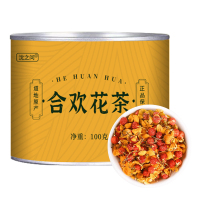 合欢花中药材正品合欢花茶睡眠茶泡水泡茶喝搭配夜交藤官方旗舰店