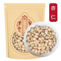 去皮苦杏仁500克袋装 北杏仁山杏仁生杏仁炒杏仁新货去皮去尖杏仁