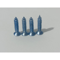 蓝白锌沉头机螺钉 M5*25/个