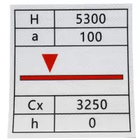 值盾 ZSYDON 不锈钢轨面红线 标识牌 220*240mm/块