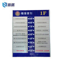 值盾 ZSYDON 楼层指引牌导视牌 定制内容 张