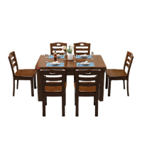 盛松林 餐桌 120*70*75cm+4椅 套