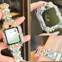 [晶翠蝶花]适用于小天才儿童电话手表表带z11/z10/z9/z8少年版z7新款Z6Az5透明diy保护壳套3139a