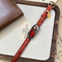 [招财纳福]适用小米手环10表带新年红竹节纹真皮女款小众时尚band9腕带运动智能Xiaomi手表8小众情侣款3139a