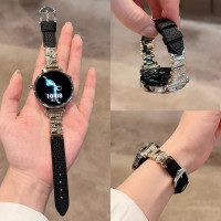 适用华为gt6表带手表watchgt5女款腕表真皮6pro新款watch5女表带gt4智能6高级感女士皮质透气3139a