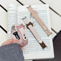 适用于小米手环9表带新品翻毛皮8NFC猫耳10陶瓷版运动智能腕带7保护套壳6系列专用5高级感时尚JY女3139a