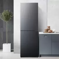 美菱官方308L双门家用双开门风冷无霜大容量节能冰箱BCD-308WECX
