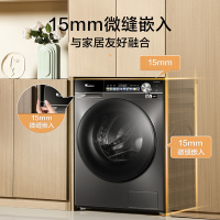 小天鹅 TG100SC81 小乌梅轻享版超薄全嵌洗衣机10KG全自动家用滚筒洗衣机