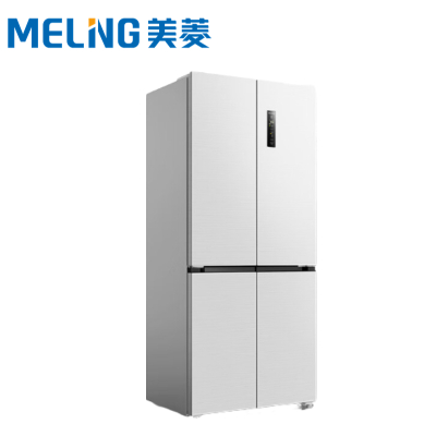 美菱旗舰店白色601升十字对开多门电冰箱一级变频十字门风冷无霜全空间净化底部散热BCD-601WPU9CT超薄大容量