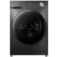 美的MG100V36T滚筒洗衣机全自动10公斤家用大容量变频电机一级能效1.1高洗净比蒸汽除菌除螨简尚系列