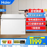 海尔(Haier)303升家商两用大冷冻柜 低霜大冻力 3D逆循环技术 制冷快匀透一体化无界设计