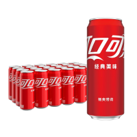 可口可乐碳酸饮料330ml原味*24听