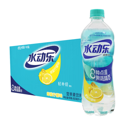 水动乐果蔬柠檬饮料600ml