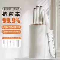 官方旗舰店抗菌刀具套装厨房菜刀家用切肉砍骨水果刀切菜板砧板刀8138P