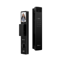 萤石 3D人脸猫眼大屏视频通话智能锁K300FVS