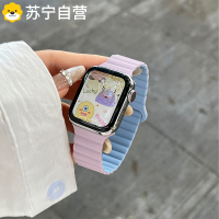 适用苹果官方S10手表iwatch10表带applewatch9磁吸S8硅胶S9新款3139G