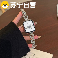 适用小米手环9pro爱心金属8表带高级感ins表链NFC小众高颜值腕带3139G