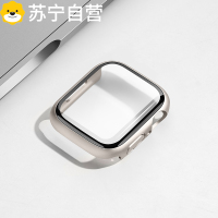 适用applewatch9苹果S10手表S9保护壳iwatch10保护套S8壳膜一体8保护膜曲面SE钢化S7表套7防刮表